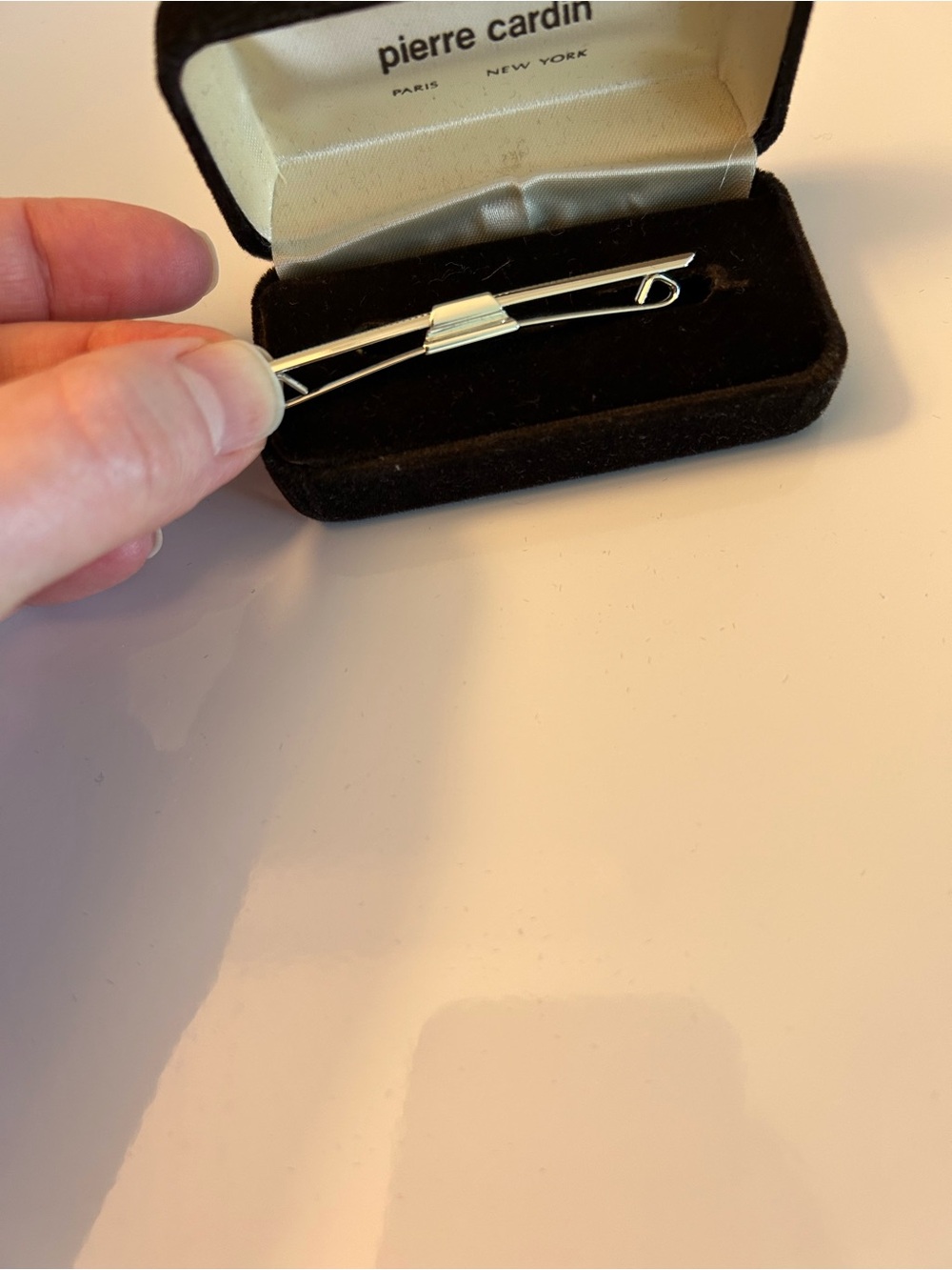 Vintage Pierre Cardin Silver Tie Clip - Picture 3 of 3